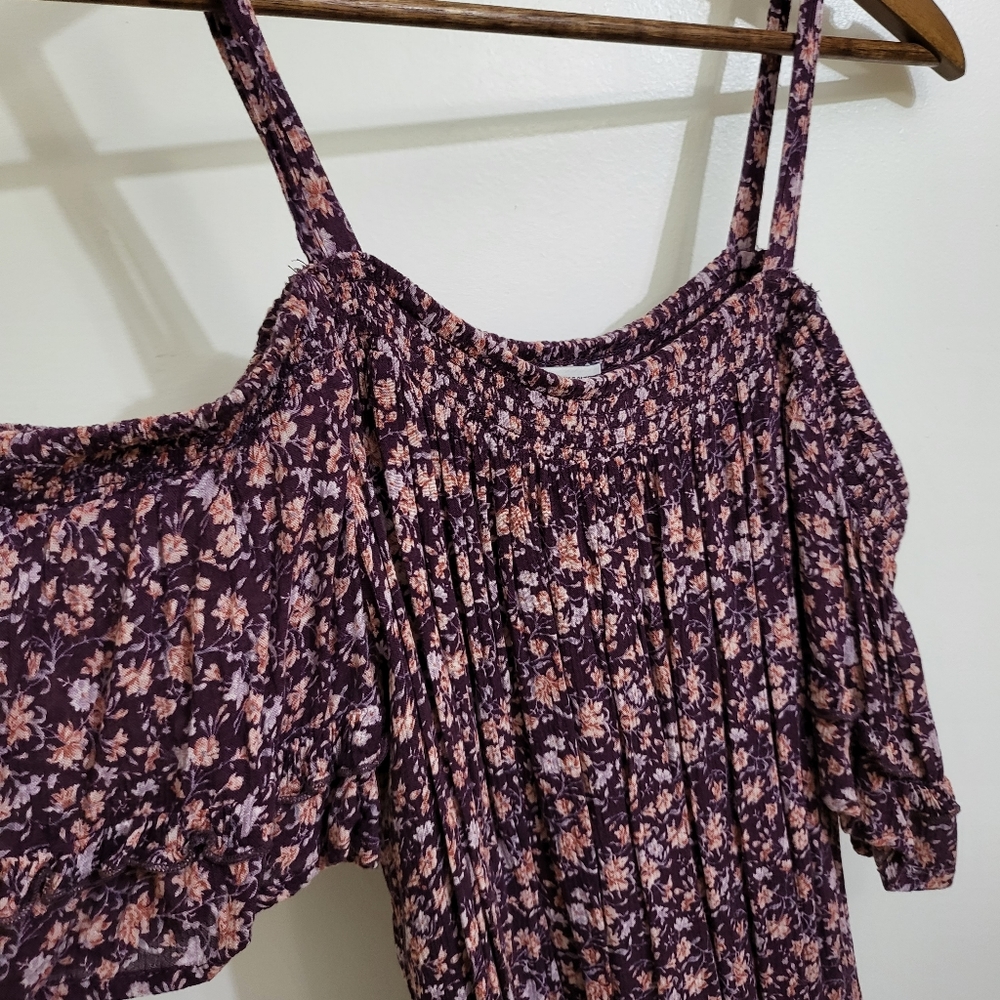 American Eagle Outfitters Off the Shoulder Blouse Tops - Floral